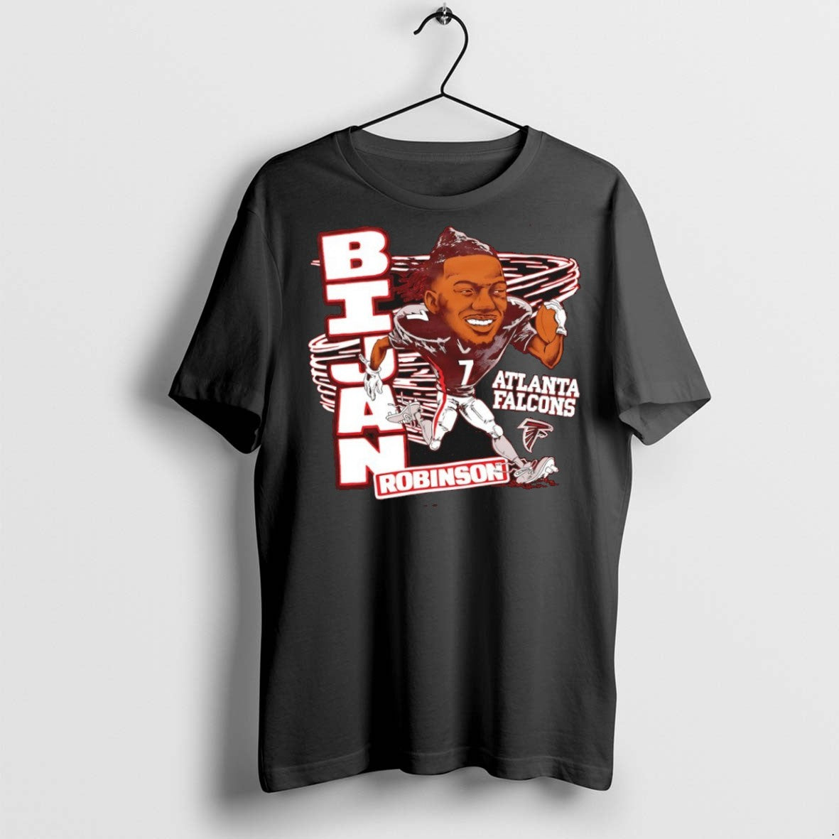 Classic Atlanta Falcons Bijan Robinson Caricature Signature T Shirts Hoodie, Sweatshirt | InkRitualCo.com