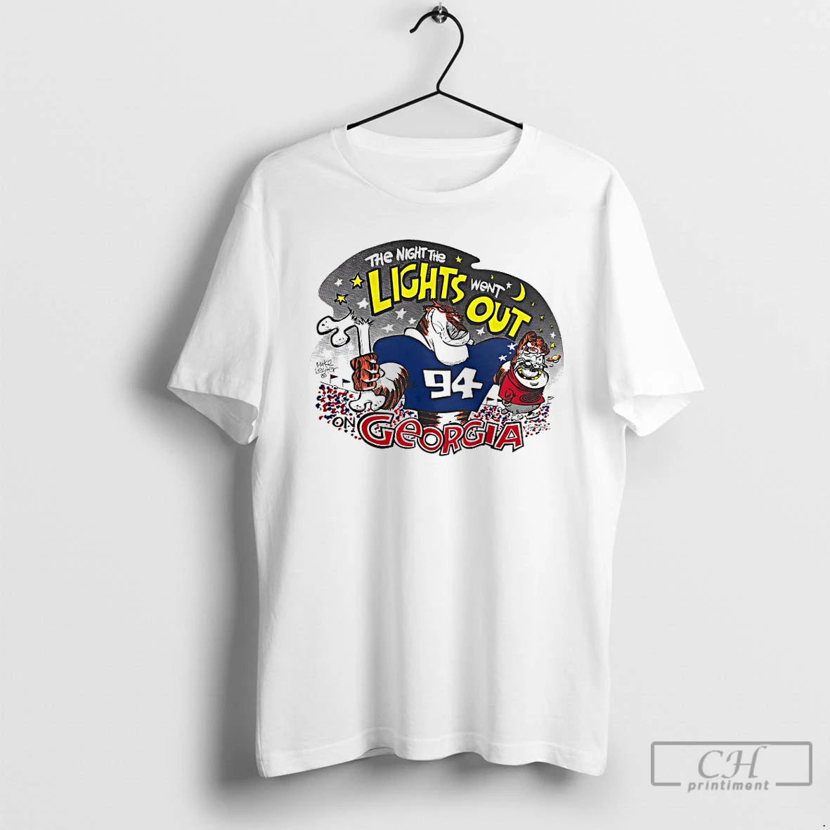 Classic Auburn Tigers The Night The Went Lights Out On Georgia T Shirts Hoodie, Sweatshirt | InkRitualCo.com