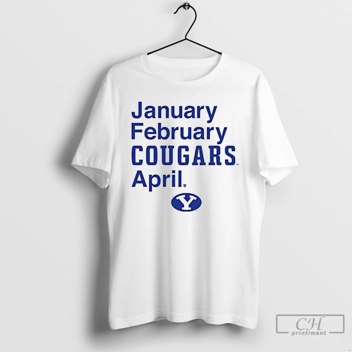 Classic Byu Basketball January February Cougars April T-Shirts, Hoodie, Sweatshirt | InkRitualCo.com