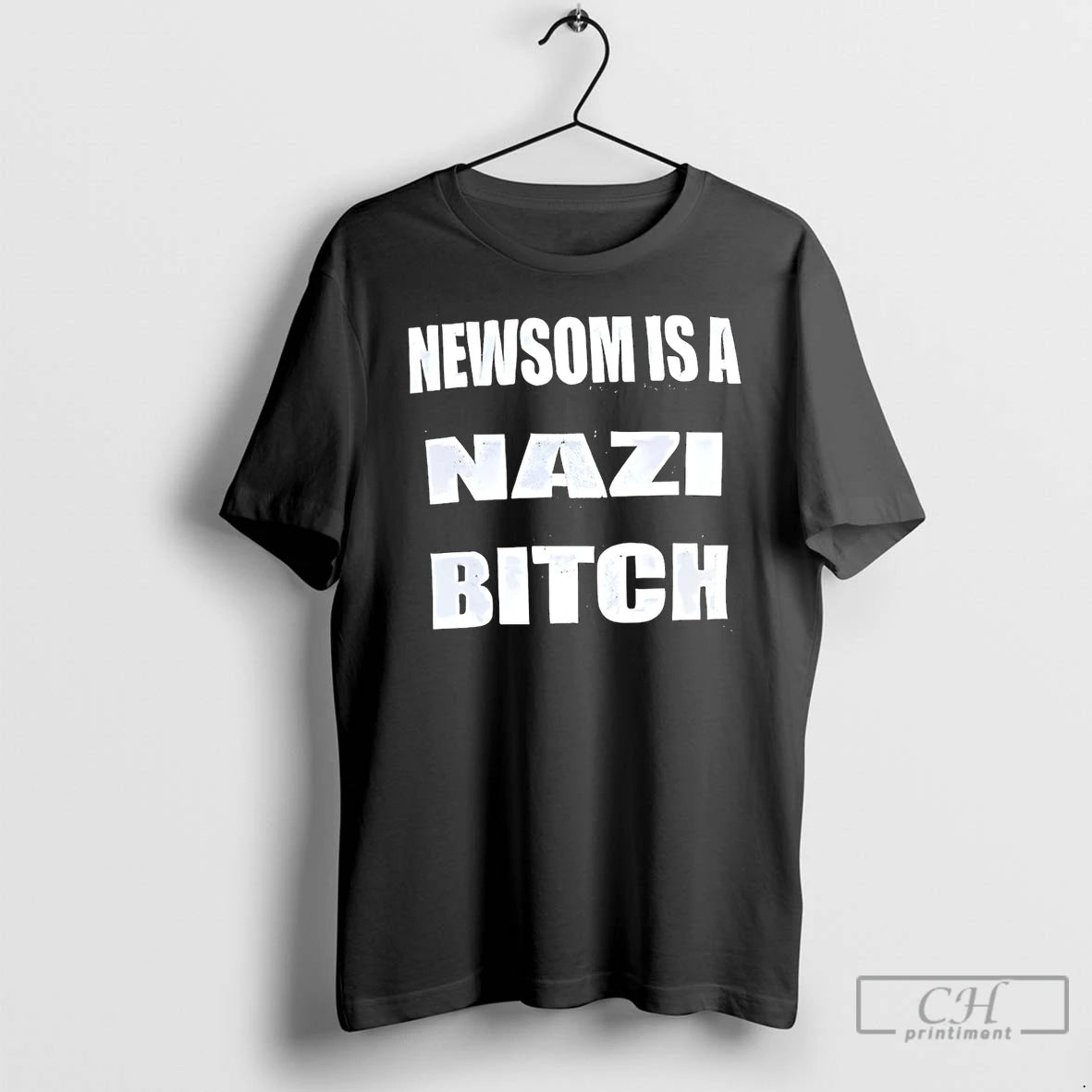 Classic Back Newsom Is A Nazi Bitch T-Shirts, Hoodie, Sweatshirt | InkRitualCo.com