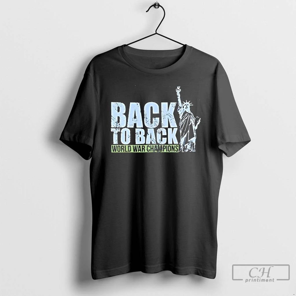 Classic Back To Back World War Champions T-Shirts, Hoodie, Sweatshirt | InkRitualCo.com
