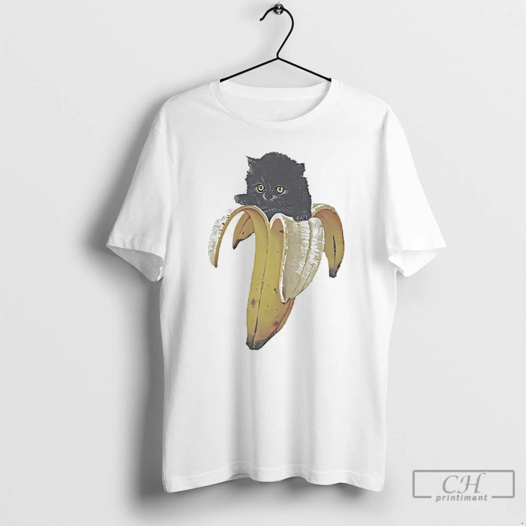 Classic Banana Black Cat T-Shirts, Hoodie, Sweatshirt | InkRitualCo.com