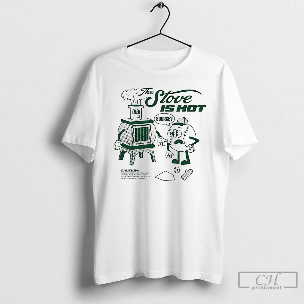 Classic Baseball The Stove Is Hot Wear Your Oven Mitt T-Shirts, Hoodie, Sweatshirt | InkRitualCo.com