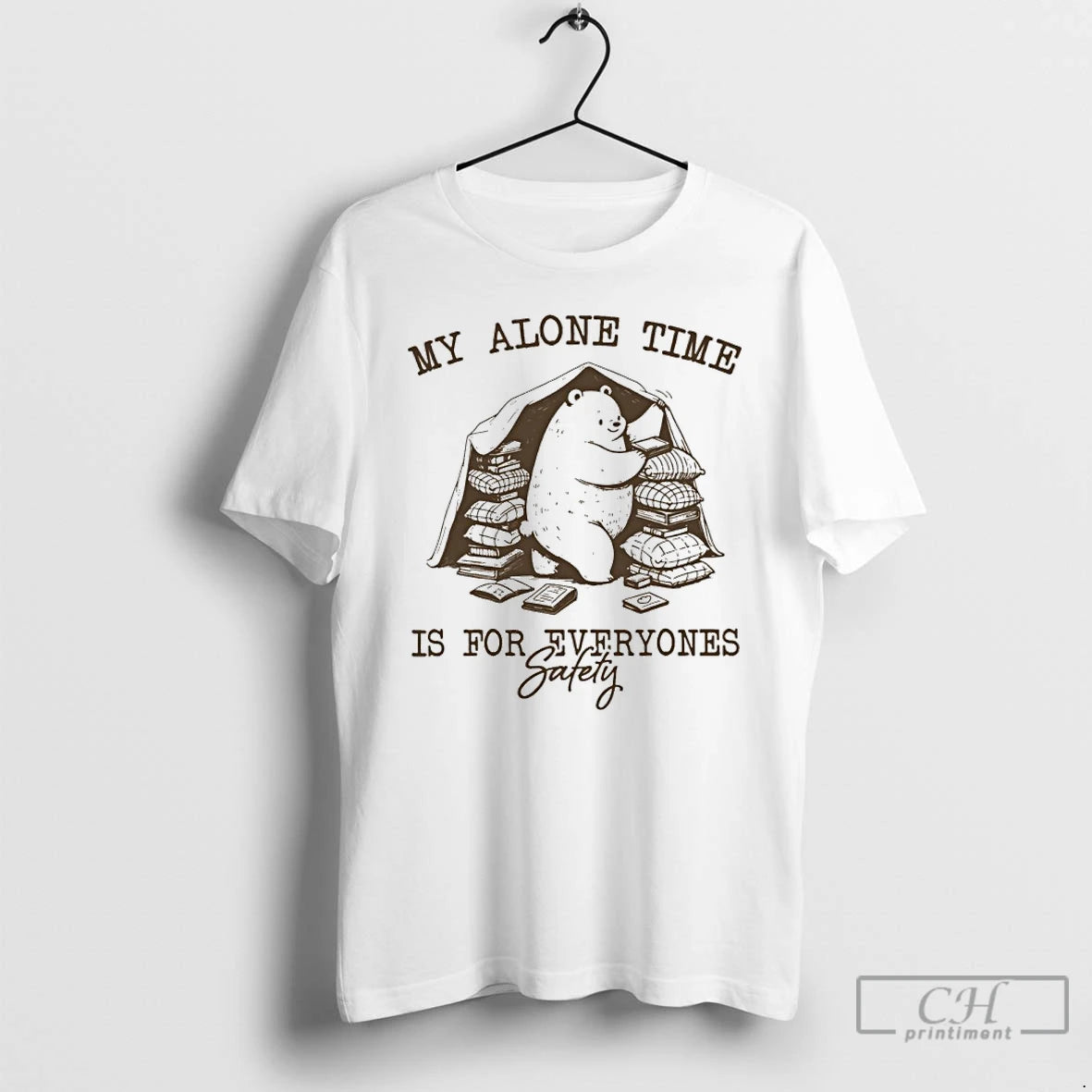 Classic Bear My Alone Time Is For Everyones Safety T-Shirts, Hoodie, Sweatshirt | InkRitualCo.com