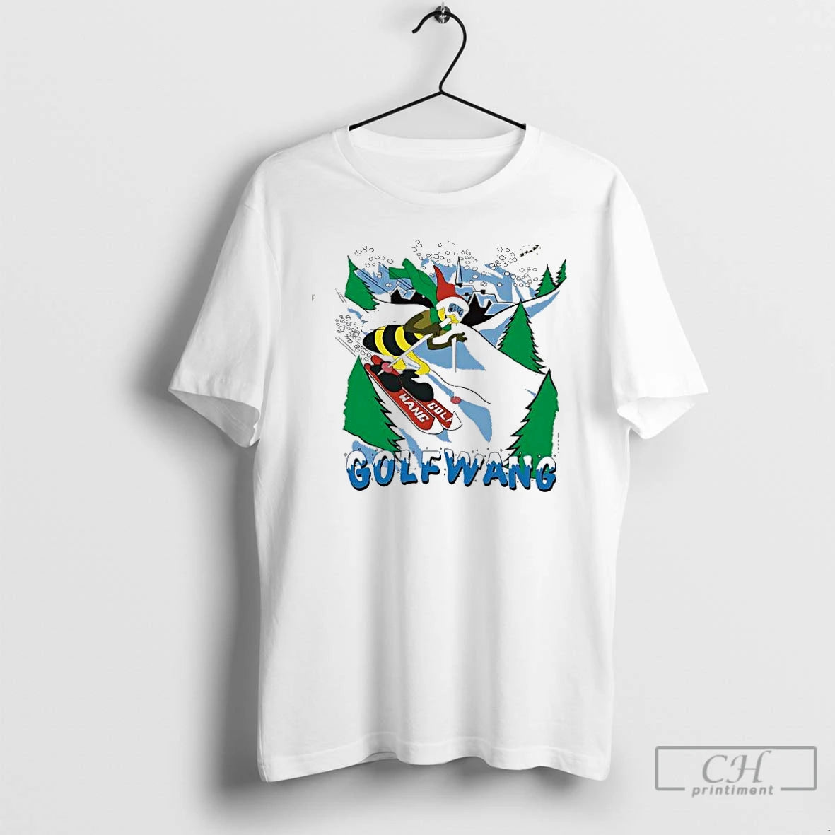 Classic Bee Is Skiing Golfwang Funny Cute T-Shirts, Hoodie, Sweatshirt | InkRitualCo.com