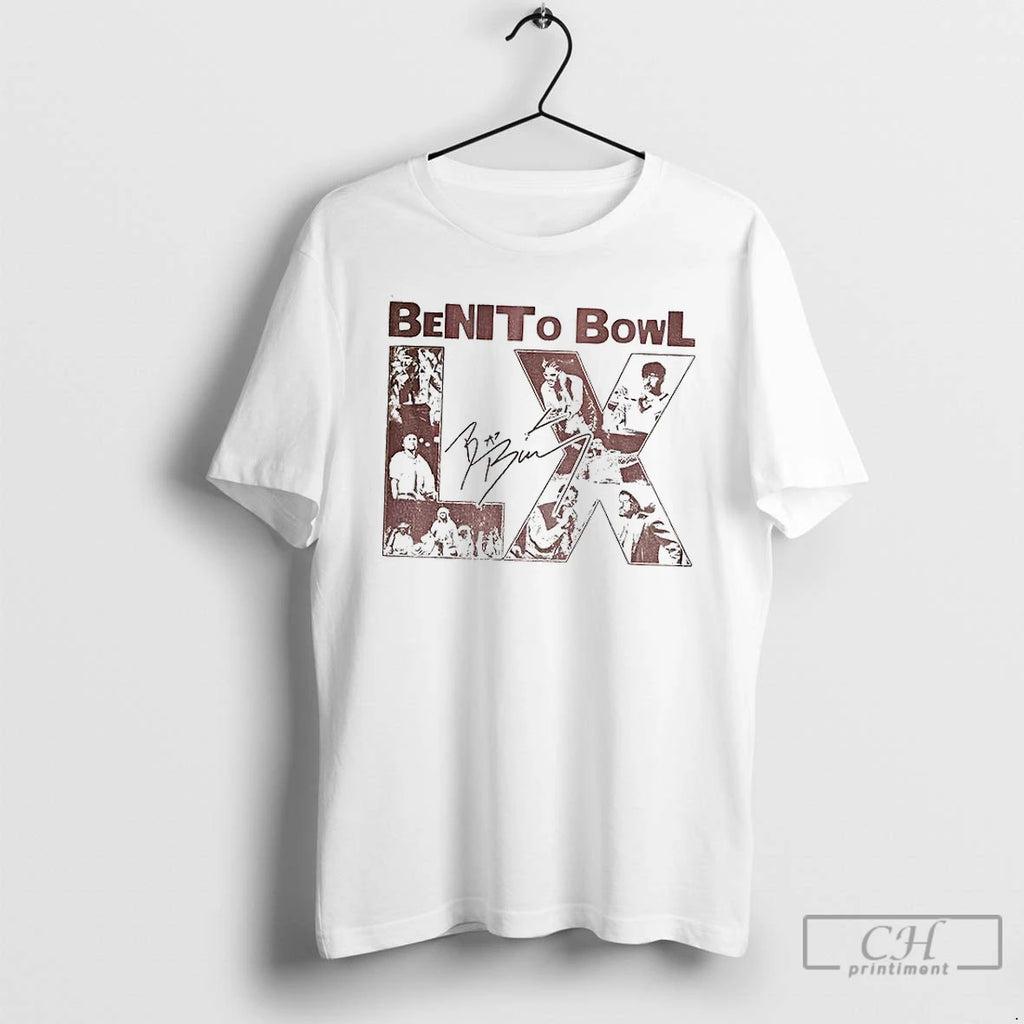 Classic Benito Bowl 2026 Football Lix Bad Bunny Signature T-Shirts, Hoodie, Sweatshirt | InkRitualCo.com