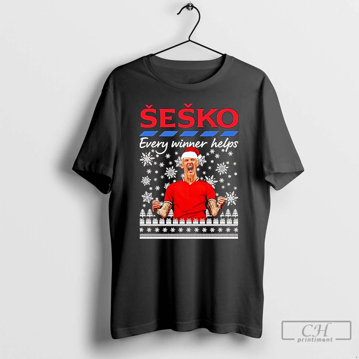 Classic Benjamin Sesko Every Winner Helps Christmas T Shirts Hoodie, Sweatshirt | InkRitualCo.com