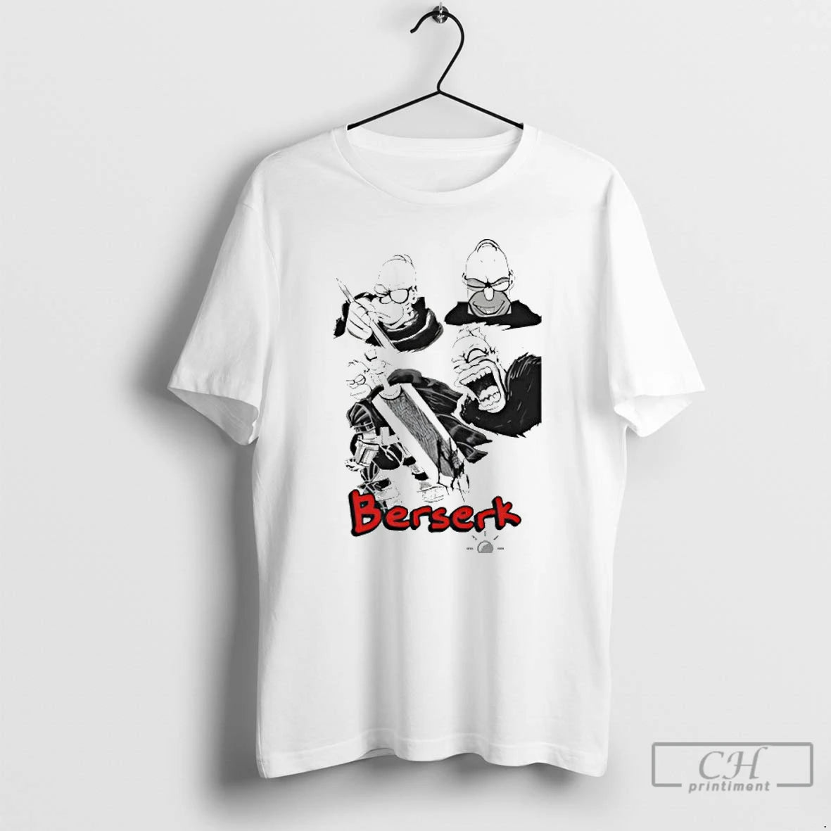 Classic Berserk Guts Homer Simpson Meme T Shirts Hoodie, Sweatshirt | InkRitualCo.com