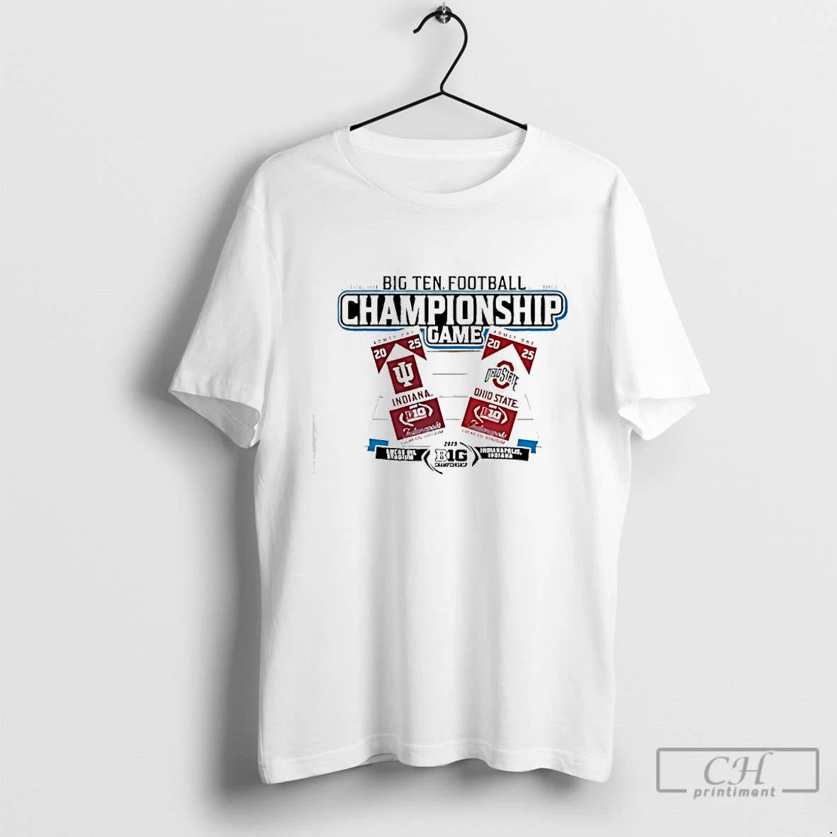 Classic Big Ten 2025 Football Championship Tickets Indiana Vs Ohio State T-Shirts, Hoodie, Sweatshirt | InkRitualCo.com