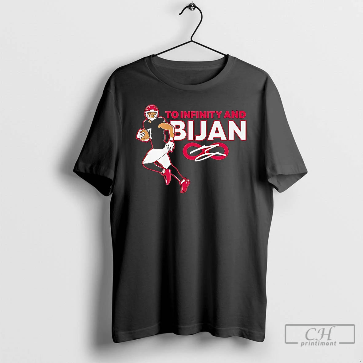Classic Bijan Robinson To Infinity And Bijan Signature T Shirts Hoodie, Sweatshirt | InkRitualCo.com