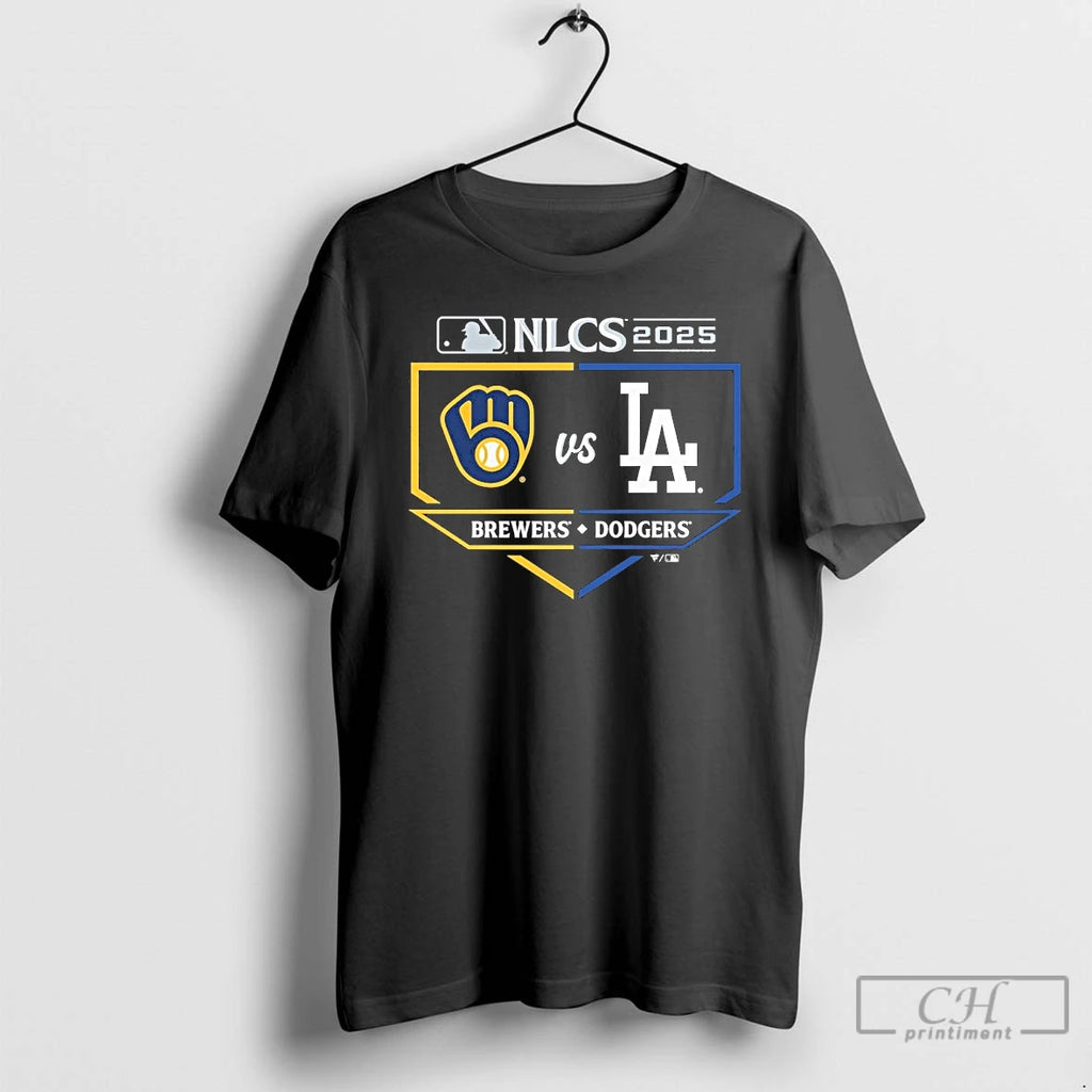Classic Brewers Vs Dodgers 2025 Nlcs Matchup Batters Box T Shirts Hoodie, Sweatshirt | InkRitualCo.com