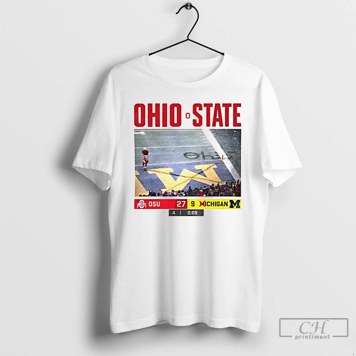 Classic Brutus Ohio State Snow Fan Brutus Vs Michigan Game Day Erase The M T-Shirts, Hoodie, Sweatshirt | InkRitualCo.com