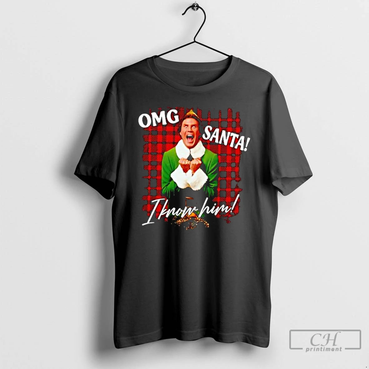 Classic Buddy The Elf Omg Santa I Know Him Stylish T-Shirts, Hoodie, Sweatshirt | InkRitualCo.com