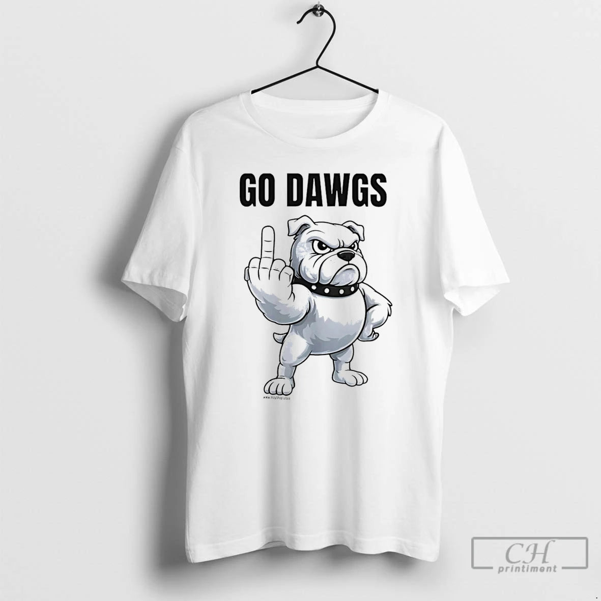 Classic Bulldog Flipping Off Go Dawgs Middle Finger T-Shirts, Hoodie, Sweatshirt | InkRitualCo.com