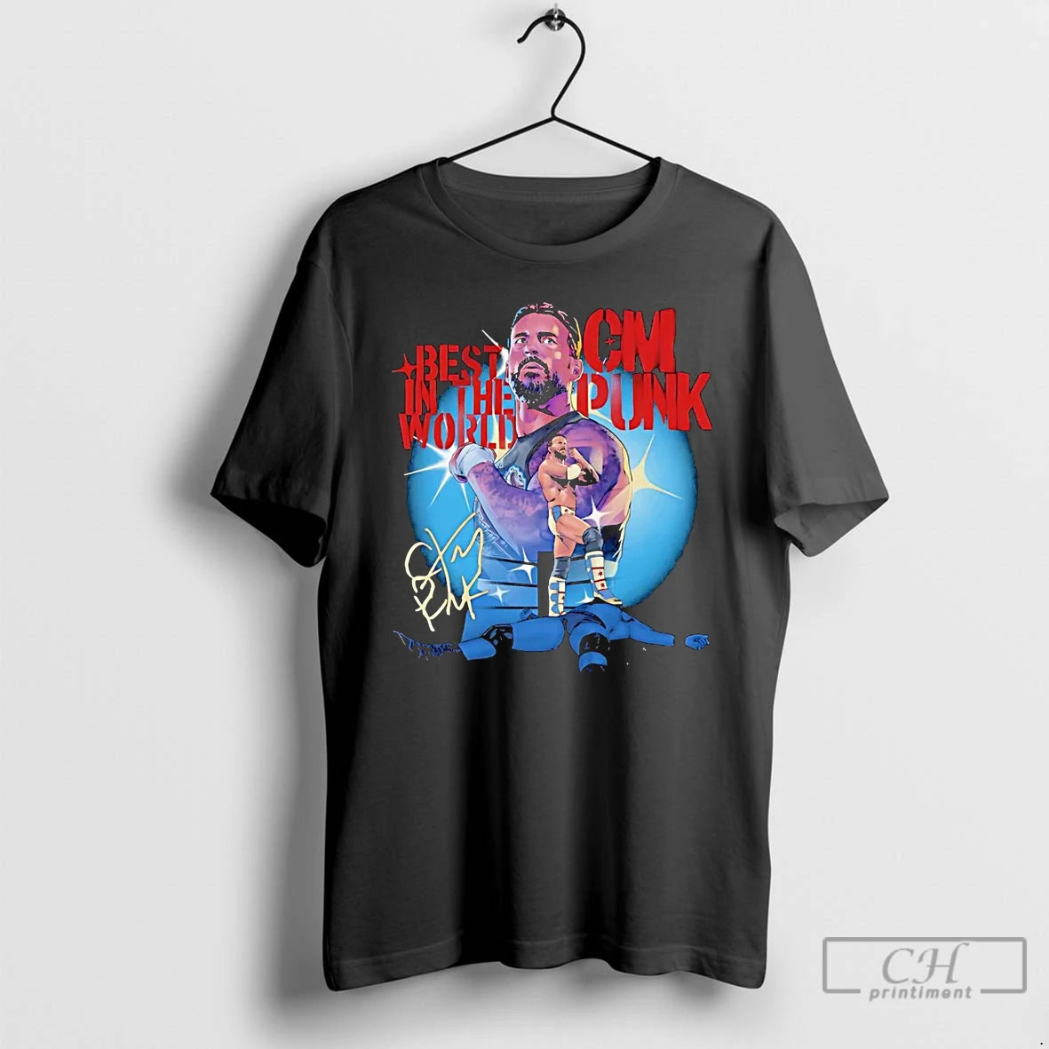 Classic Cm Punk Best In The World Signature T-Shirts, Hoodie, Sweatshirt | InkRitualCo.com