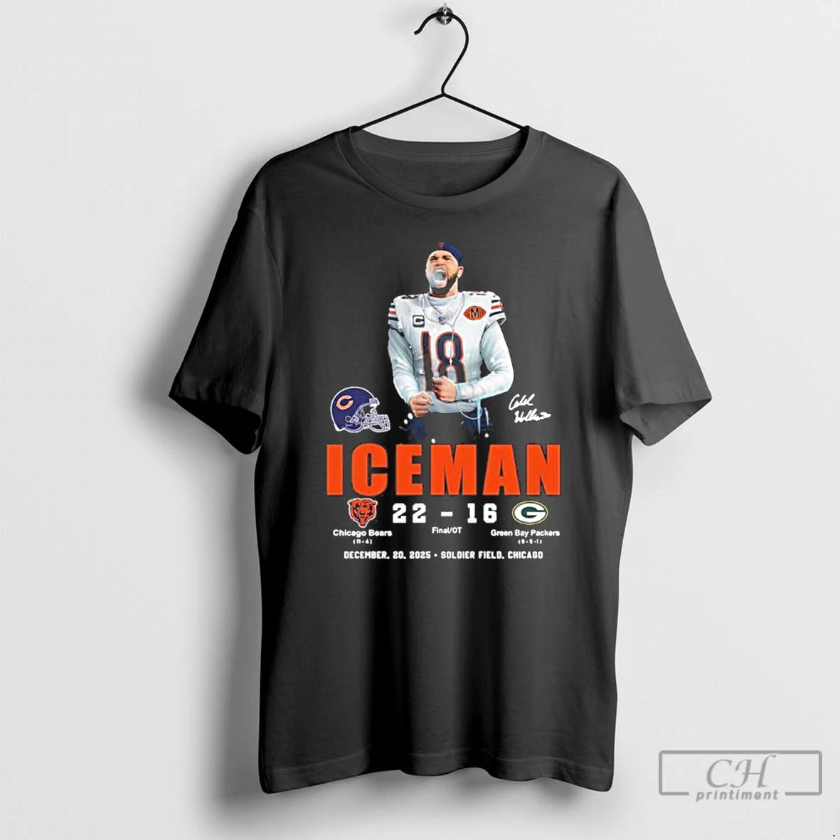 Classic Caleb Williams Iceman Bears 22 16 Packers T-Shirts, Hoodie, Sweatshirt | InkRitualCo.com