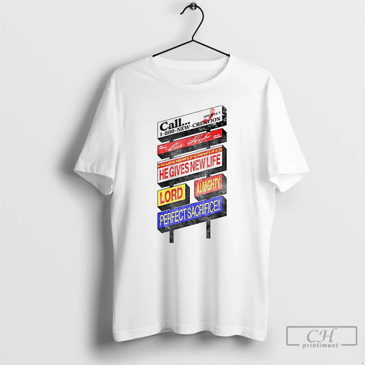 Classic Call 1 800 New Creation Our Hope White T Shirts Hoodie, Sweatshirt | InkRitualCo.com