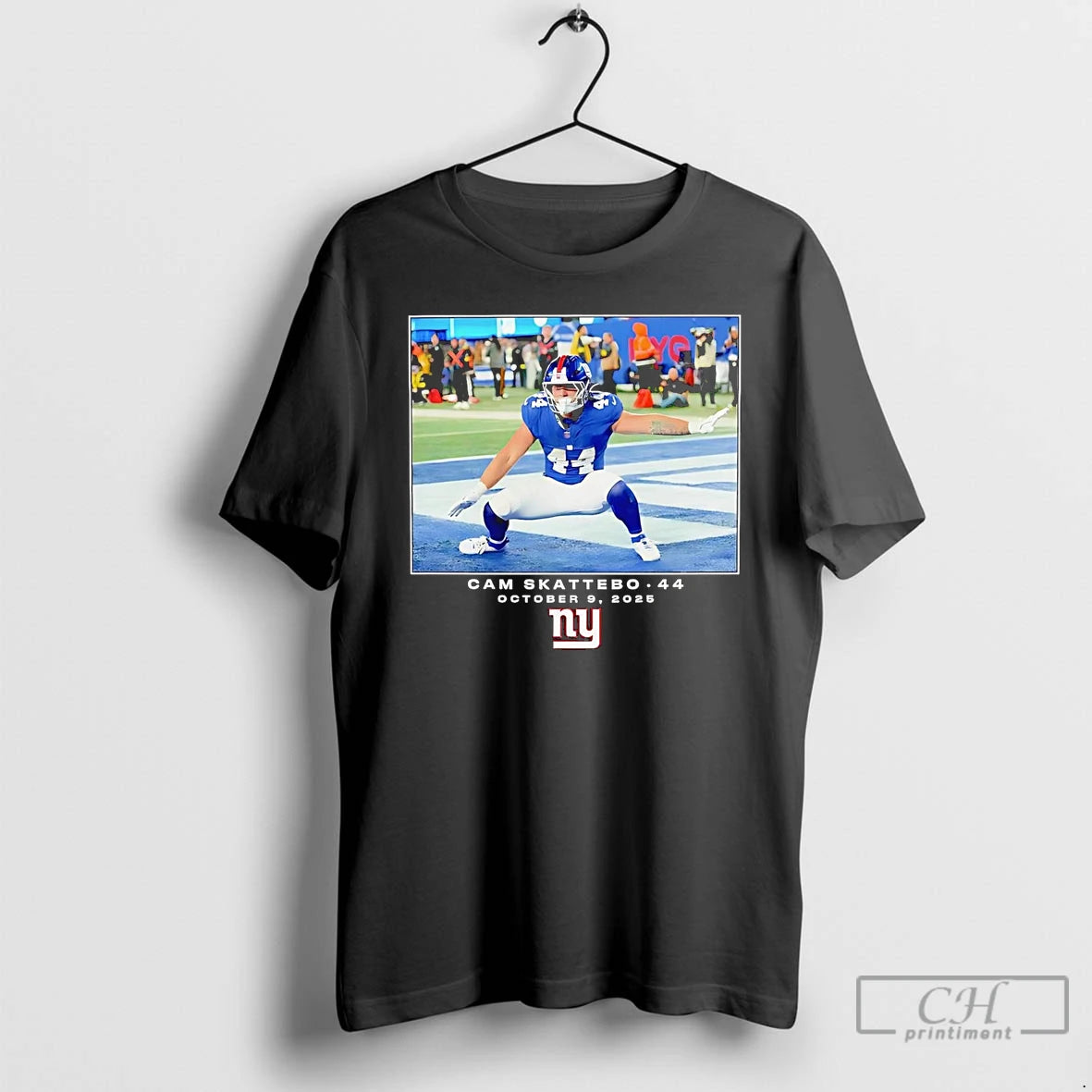 Classic Cam Skattebo Photo Week 6 New York Giants T Shirts Hoodie, Sweatshirt | InkRitualCo.com