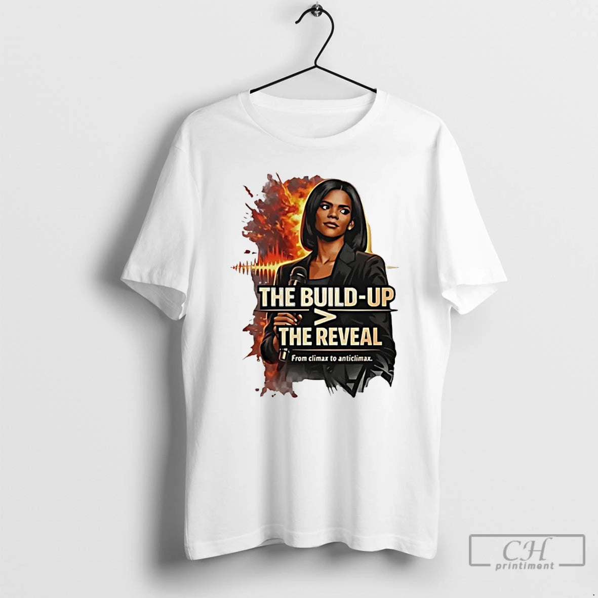 Classic Candace Owens The Build Up The Reveal Graphic T-Shirts, Hoodie, Sweatshirt | InkRitualCo.com