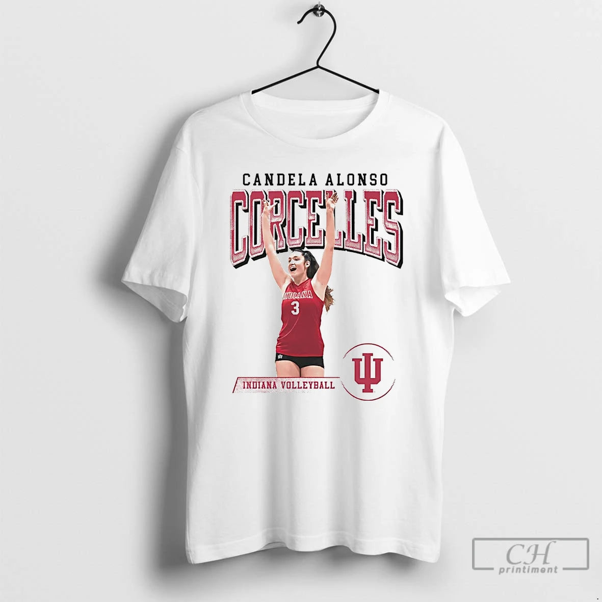 Classic Candela Alonso Corcelles Graphic Celebration Indiana Volleyball T Shirts Hoodie, Sweatshirt | InkRitualCo.com