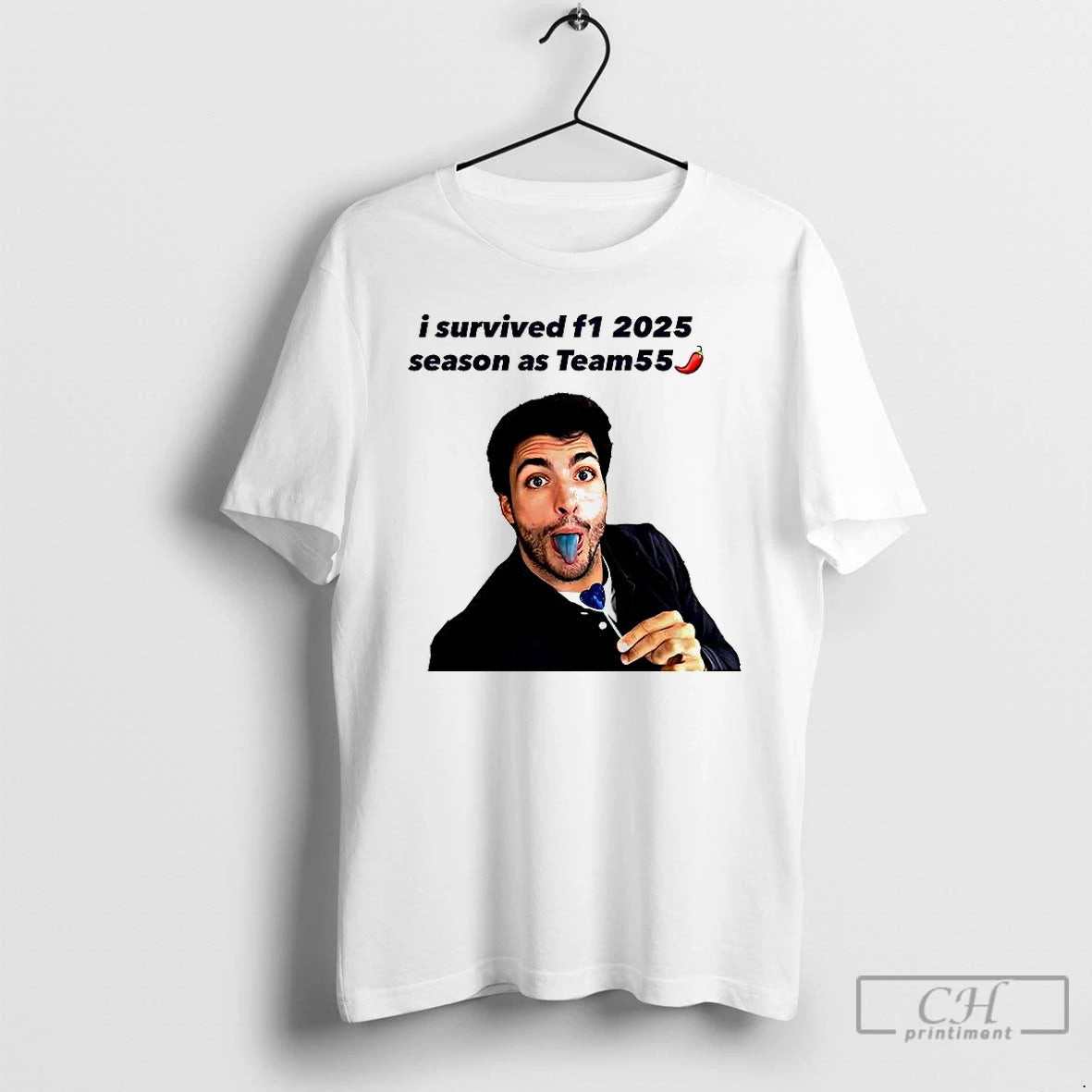 Classic Carlos Sainz I Survived F1 2025 Season As Team55 T-Shirts, Hoodie, Sweatshirt | InkRitualCo.com