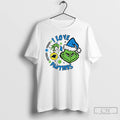 Classic Carolina Panthers X Santa Grinch I Love Panthers Christmas White T Shirts Hoodie, Sweatshirt | InkRitualCo.com
