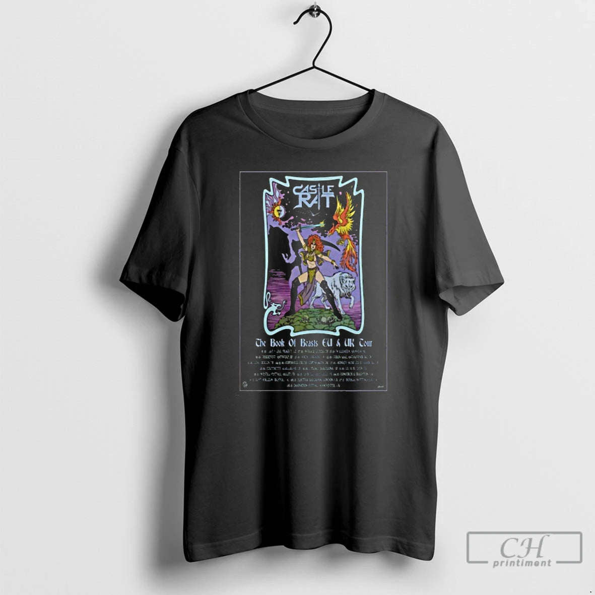 Classic Castle Rat The Book Of Beasts 2025 Eu Uk Tour T Shirts Hoodie, Sweatshirt | InkRitualCo.com
