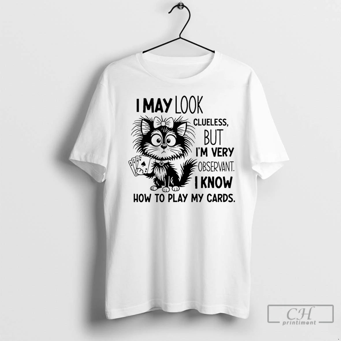 Classic Cat I May Look Clueless But I Am Very Observant I Know How To T-Shirts, Hoodie, Sweatshirt | InkRitualCo.com