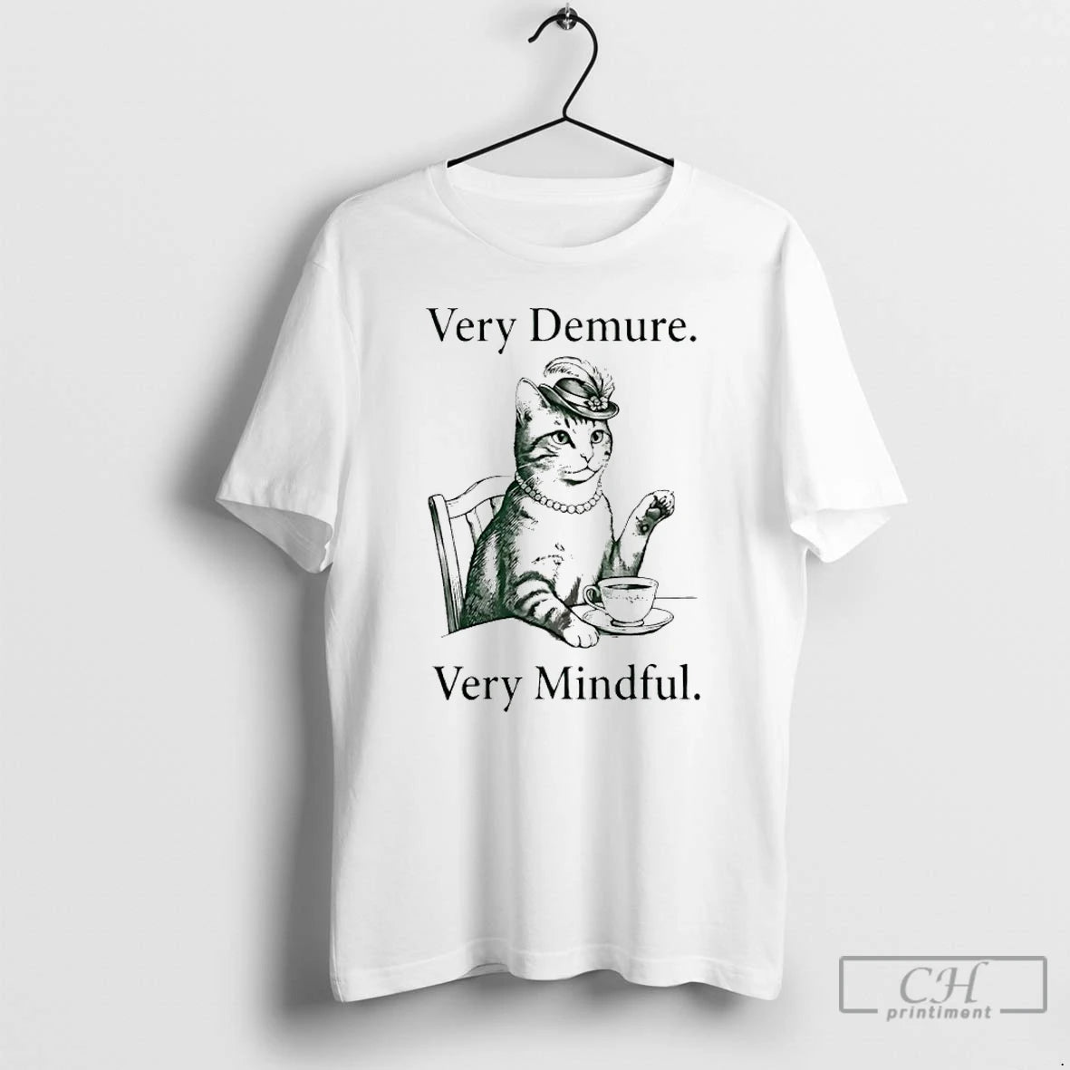 Classic Cat Lady Very Demure Very Mindful T-Shirts, Hoodie, Sweatshirt | InkRitualCo.com