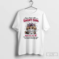 Classic Cat Never Argue With A Short Girl Who Has An A That Letter Stands T-Shirts, Hoodie, Sweatshirt | InkRitualCo.com