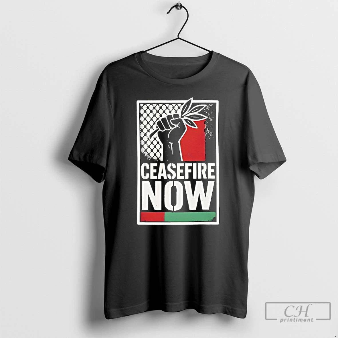 Classic Ceasefire Now Pro Palestine Activist Fist With Olive Branch T Shirts Hoodie, Sweatshirt | InkRitualCo.com