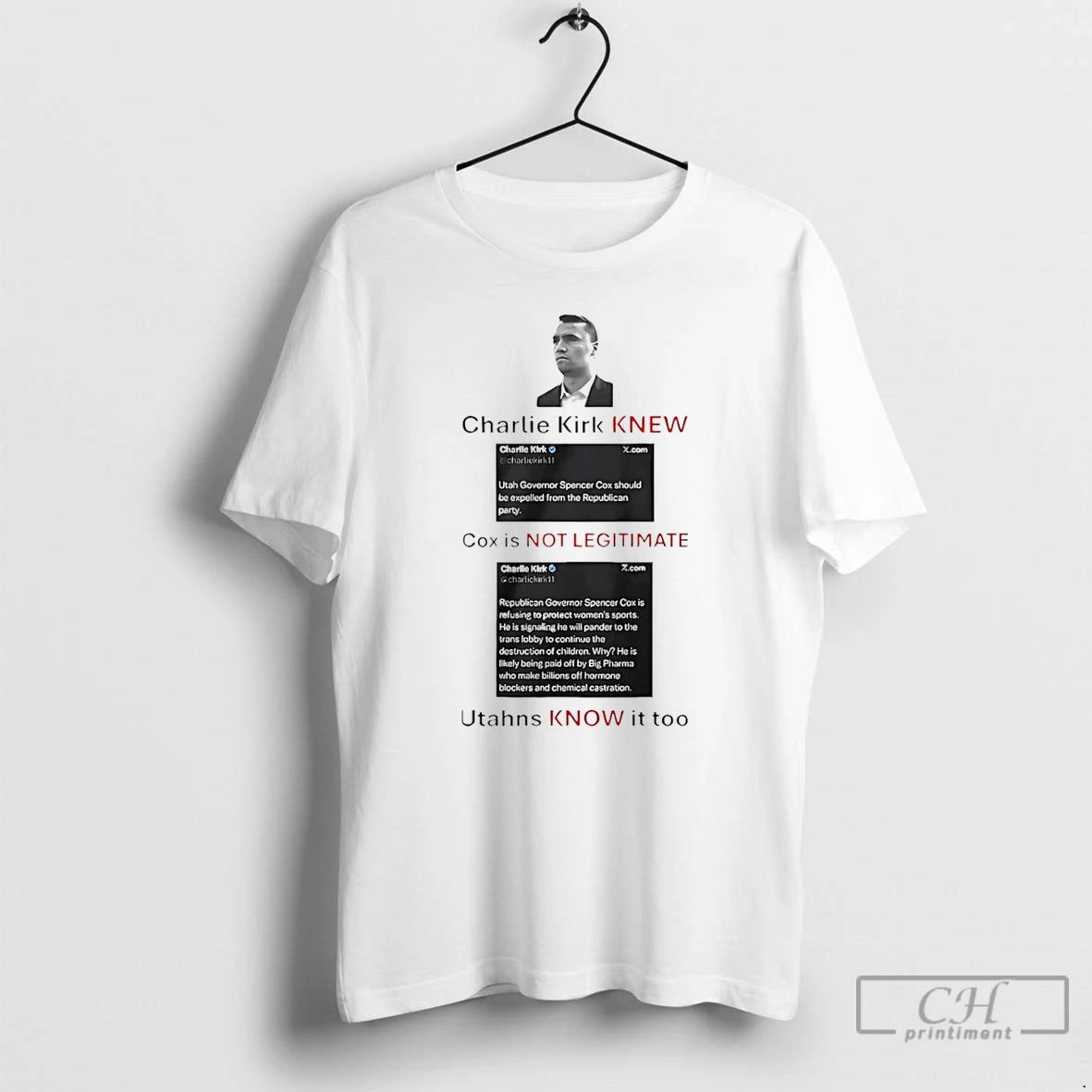 Classic Charlie Kirk Knew Cox Is Not Legitimate Utahns Know It Too T Shirts Sweater Hoodie, Sweatshirt | InkRitualCo.com