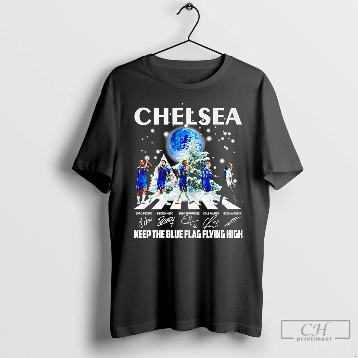 Classic Chelsea Fc Keep The Blue Flag Flying High Signature Abbey Road T Shirts Hoodie, Sweatshirt | InkRitualCo.com
