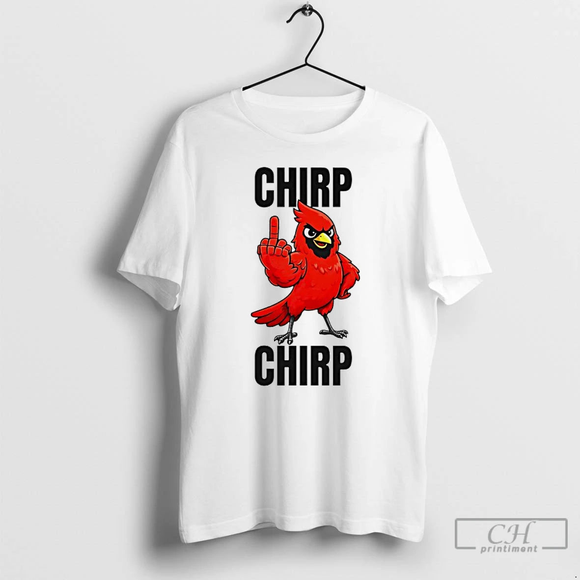 Classic Chirp Chirp Arizona Cardinals Middle Finger Mascot T-Shirts, Hoodie, Sweatshirt | InkRitualCo.com