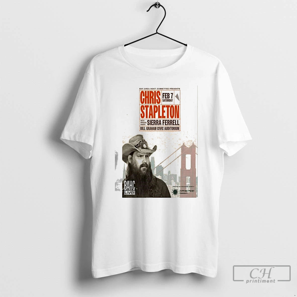 Classic Chris Stapleton Event San Francisco Ca Feb 7 2026 T Shirts Hoodie, Sweatshirt | InkRitualCo.com