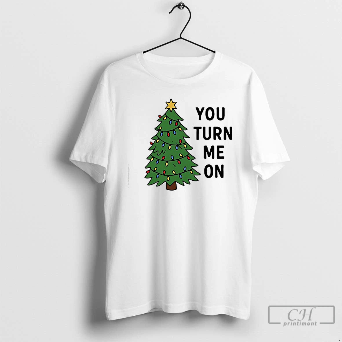 Classic Christmas Tree Lights You Turn Me On T-Shirts, Hoodie, Sweatshirt | InkRitualCo.com