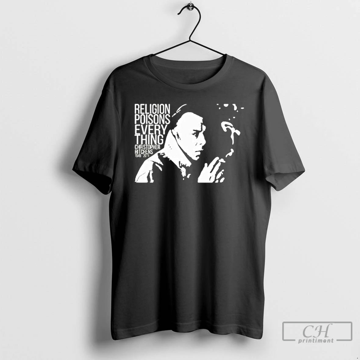 Classic Christopher Hitchens Relegion Poisons Everything T-Shirts, Hoodie, Sweatshirt | InkRitualCo.com