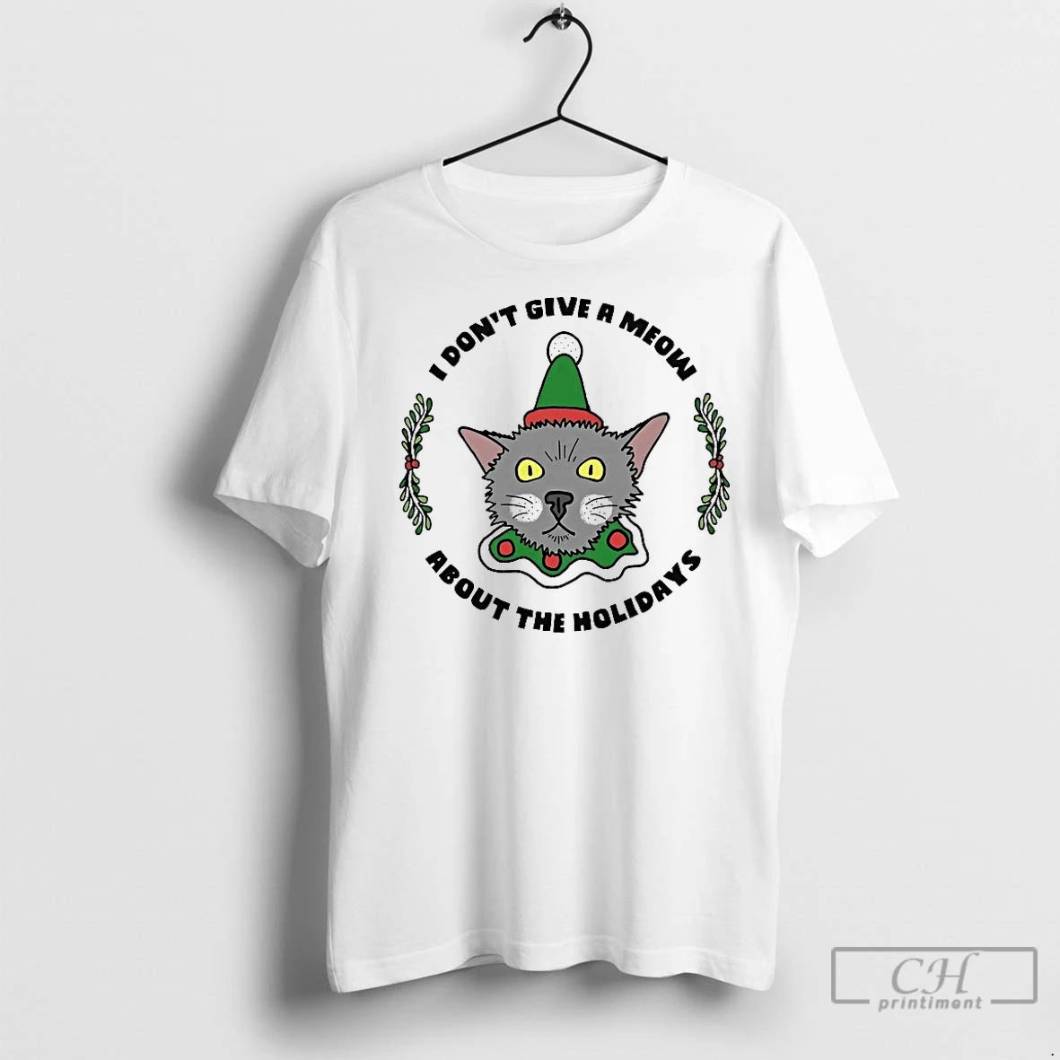 Classic Chupie Chupacabra I Dont Give A Meow About The Holidays T-Shirts, Hoodie, Sweatshirt | InkRitualCo.com