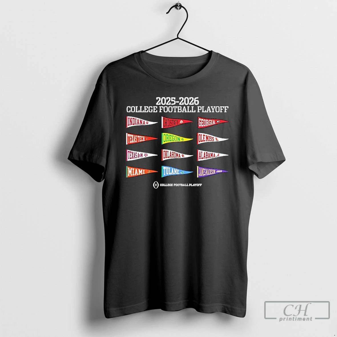 Classic College Football Playoff 2025 26 12 Team Pennant T-Shirts, Hoodie, Sweatshirt | InkRitualCo.com