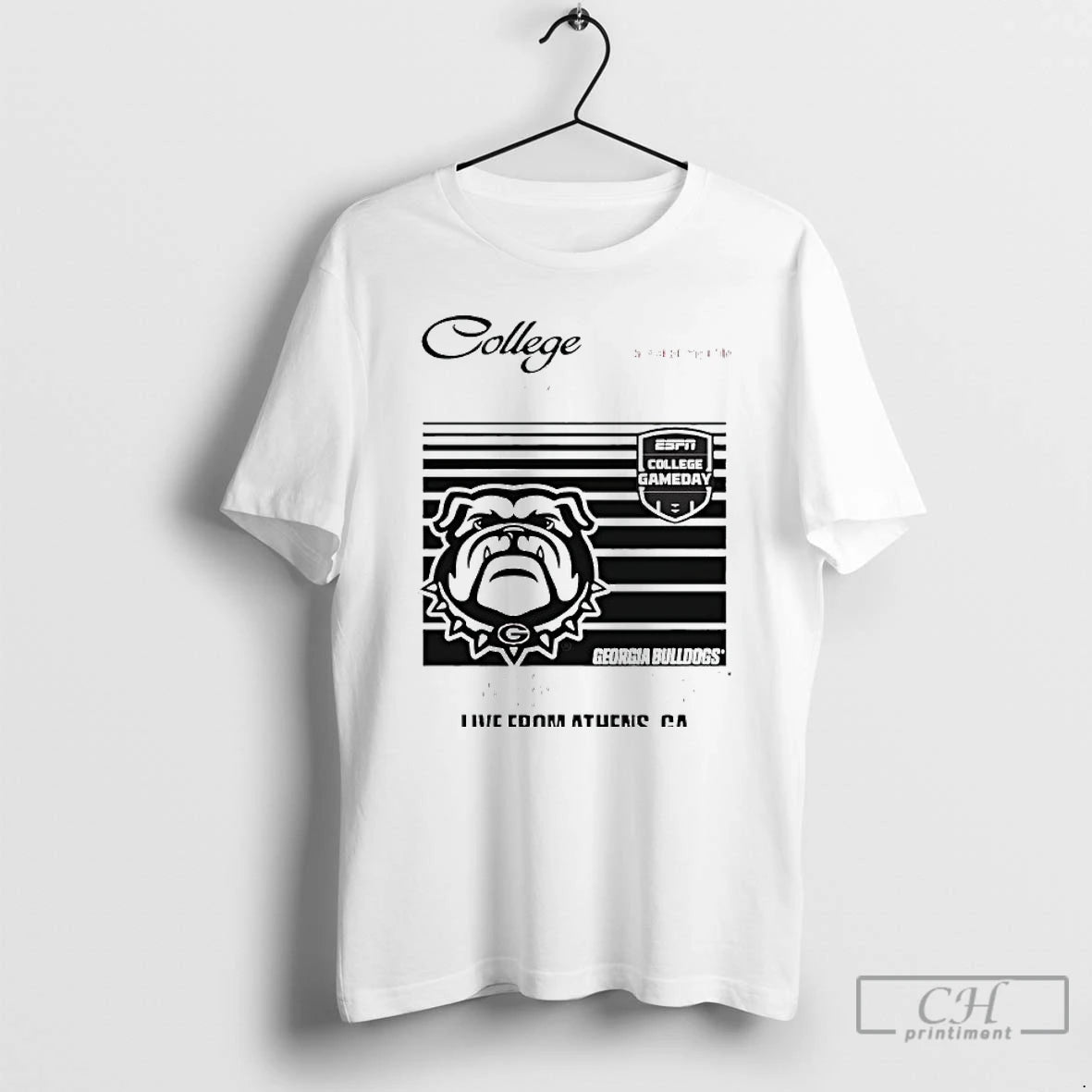 Classic College Gameday Georgia Mascot University Live From Athens Ga T Shirts Hoodie, Sweatshirt | InkRitualCo.com
