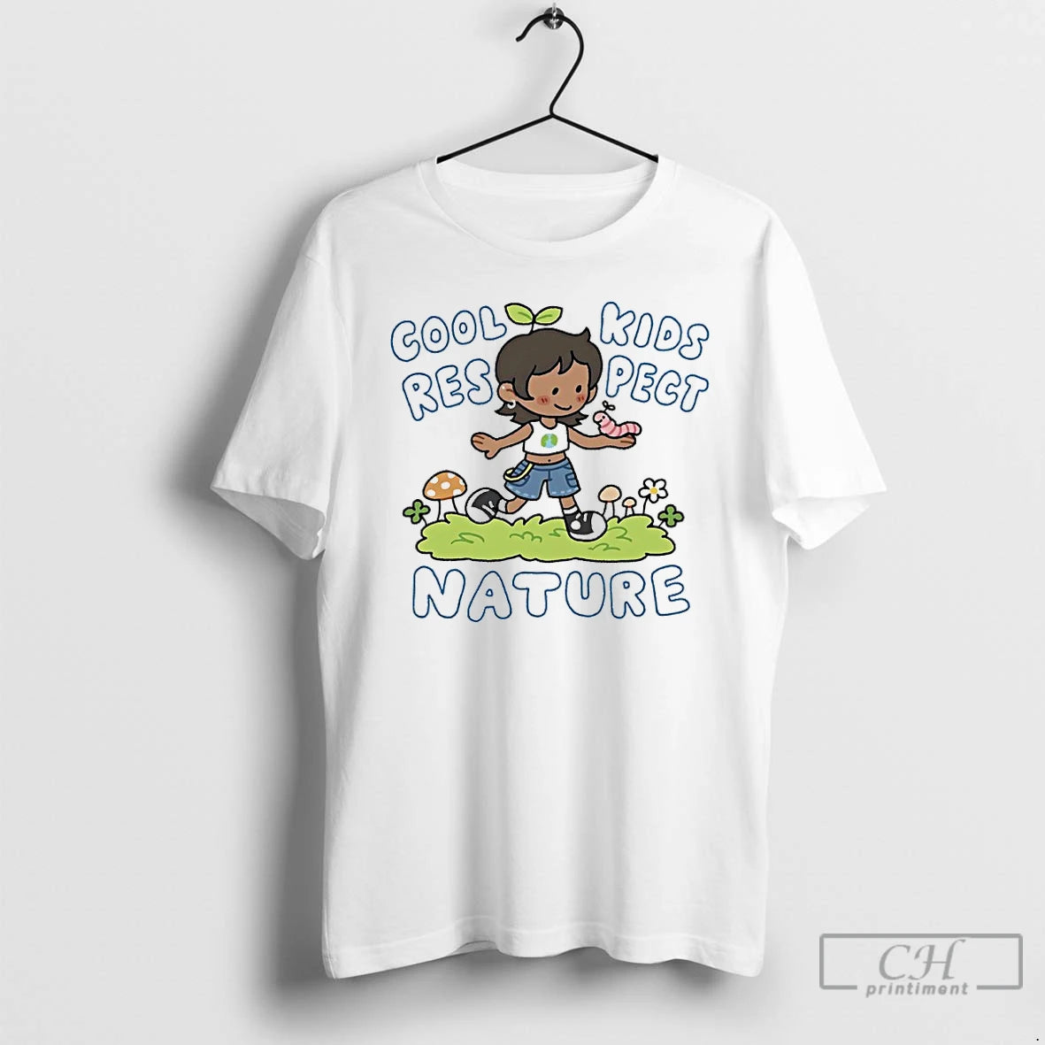 Classic Cool Kids Respect Nature Cartoon T-Shirts, Hoodie, Sweatshirt | InkRitualCo.com