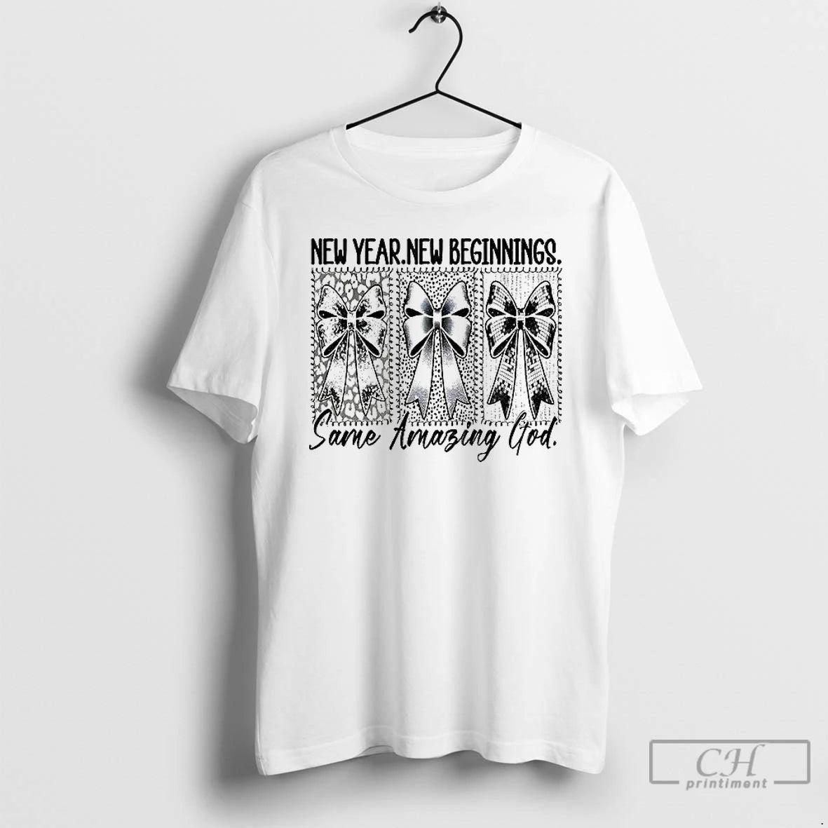 Classic Coquette Bows New Year New Beginnings Same Amazing God 2026 T-Shirts, Hoodie, Sweatshirt | InkRitualCo.com
