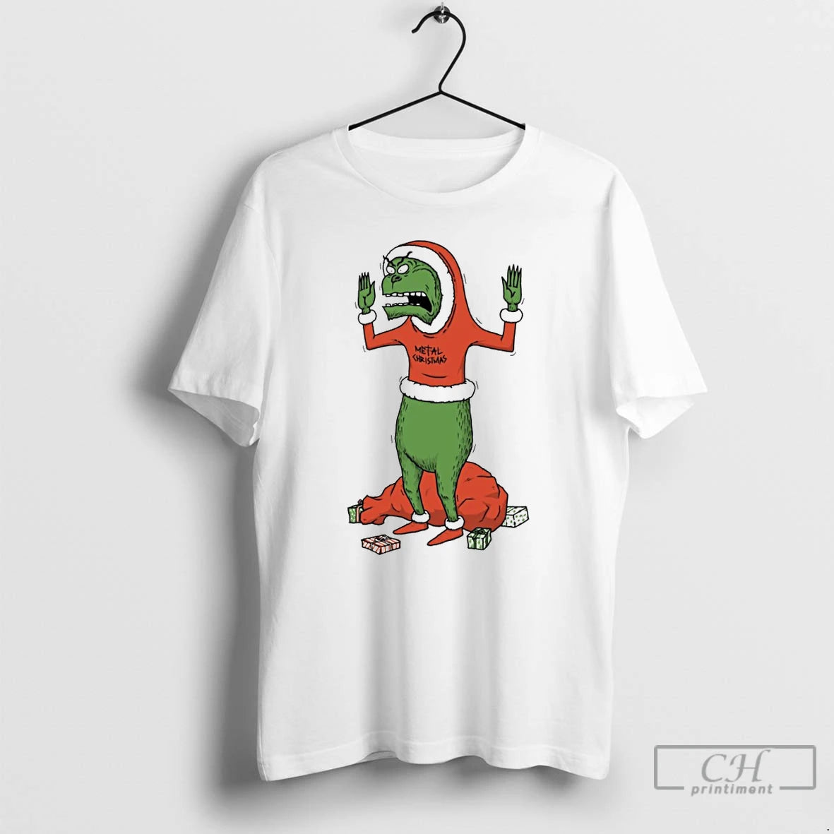 Classic Cornholio X Grinch How The Grinch Stole Christmas And Beavis And Butt Head White T-Shirts, Hoodie, Sweatshirt