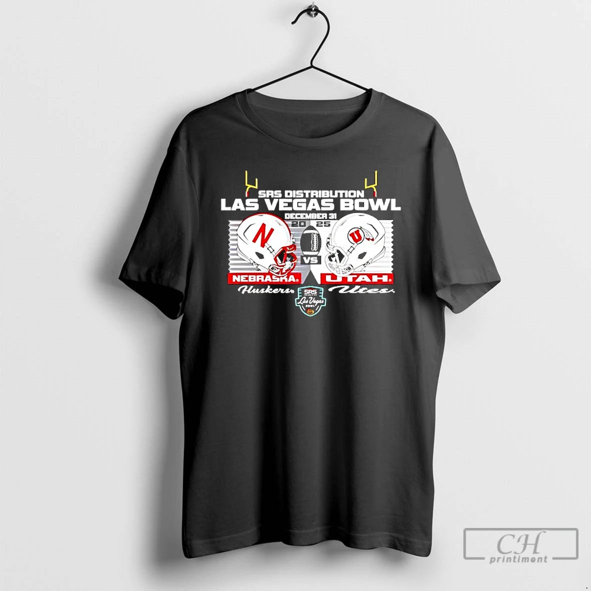 Classic Cornhuskers Vs Utes 2025 Las Vegas Bowl Match Up Head To Head T Shirts Hoodie, Sweatshirt | InkRitualCo.com