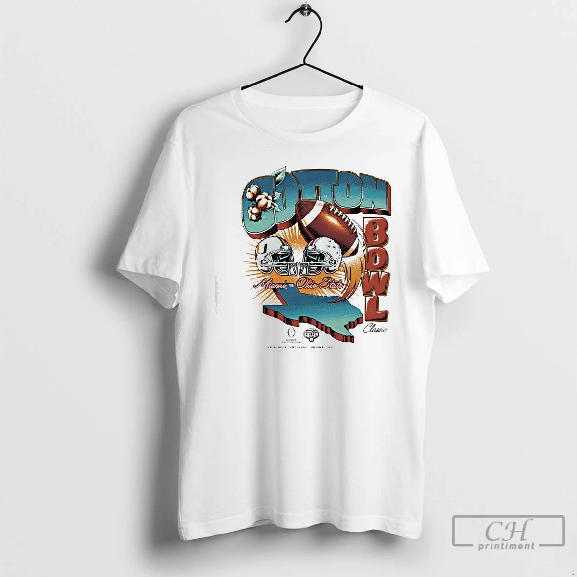 Classic Cotton Bowl Classic 2025 Miami Vs Ohio State Matchup T-Shirts, Hoodie, Sweatshirt | InkRitualCo.com