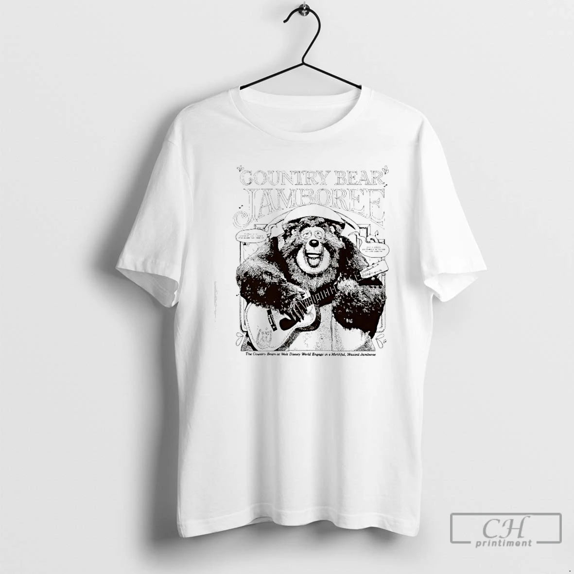 Classic Country Bear Jamboree Big Al Bear Playing A Guitar T-Shirts, Hoodie, Sweatshirt | InkRitualCo.com