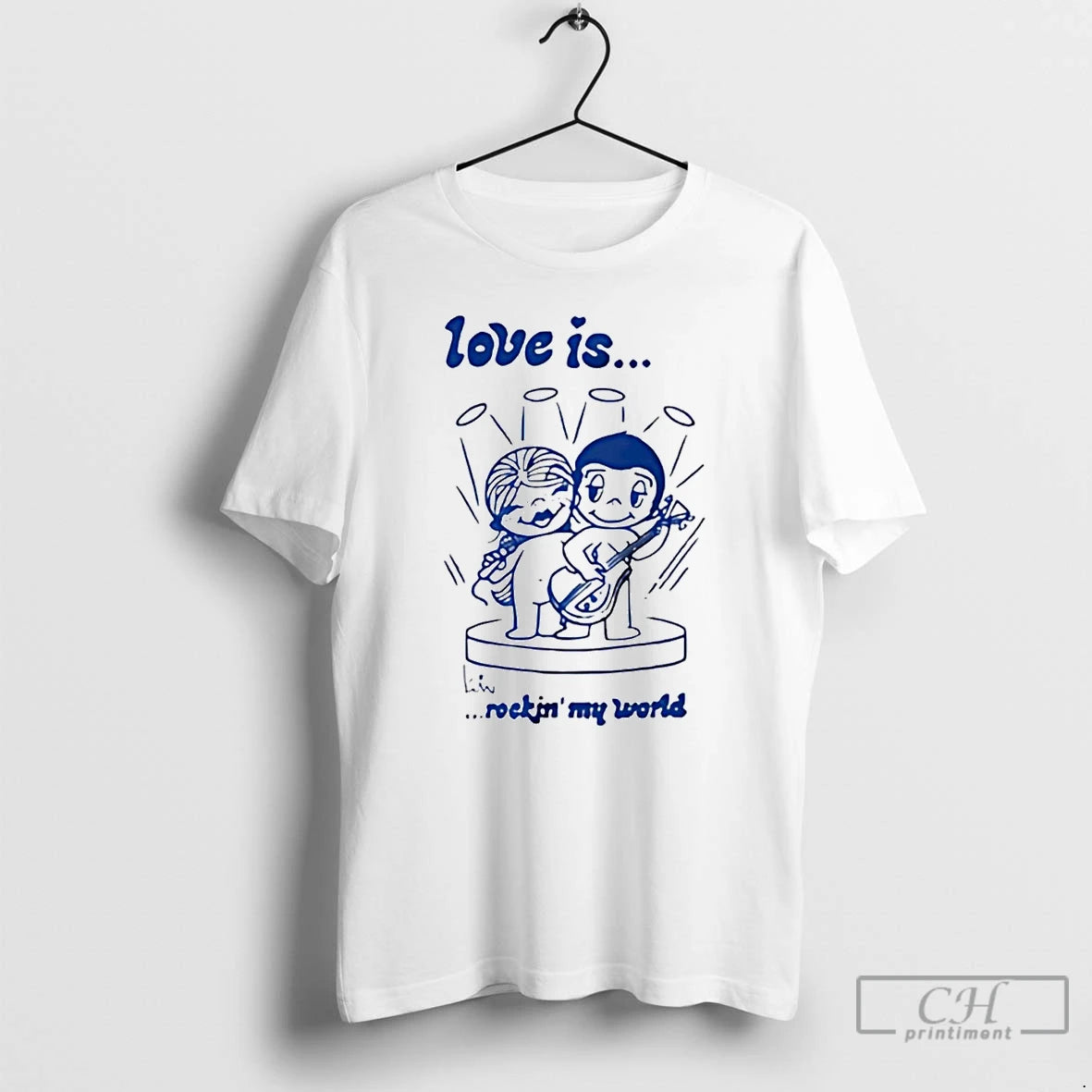 Classic Couple Love Is Rockin My World T-Shirts, Hoodie, Sweatshirt | InkRitualCo.com