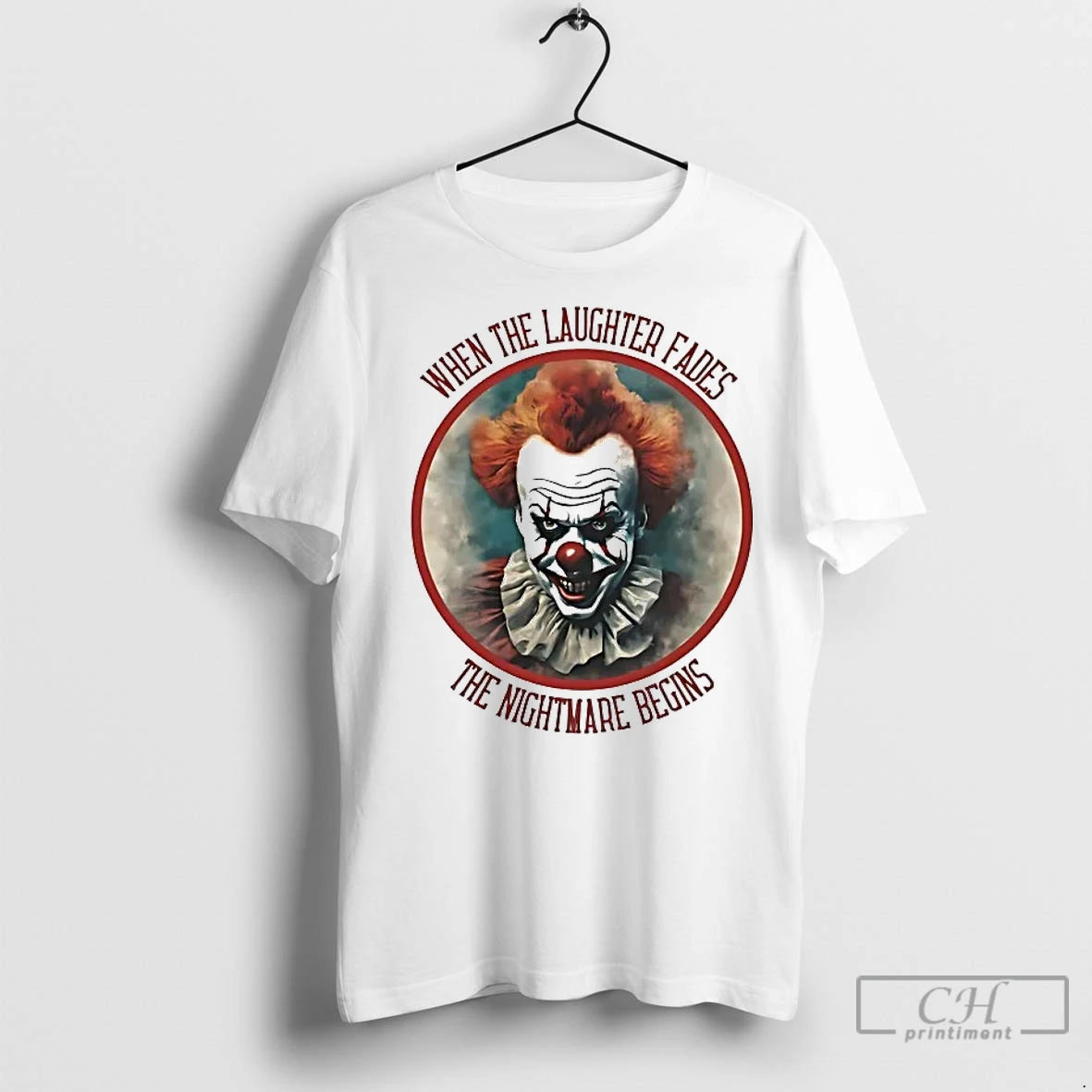 Classic Crackles The Clown When The Laughter Fades The Nightmare Begins T-Shirts, Hoodie, Sweatshirt | InkRitualCo.com