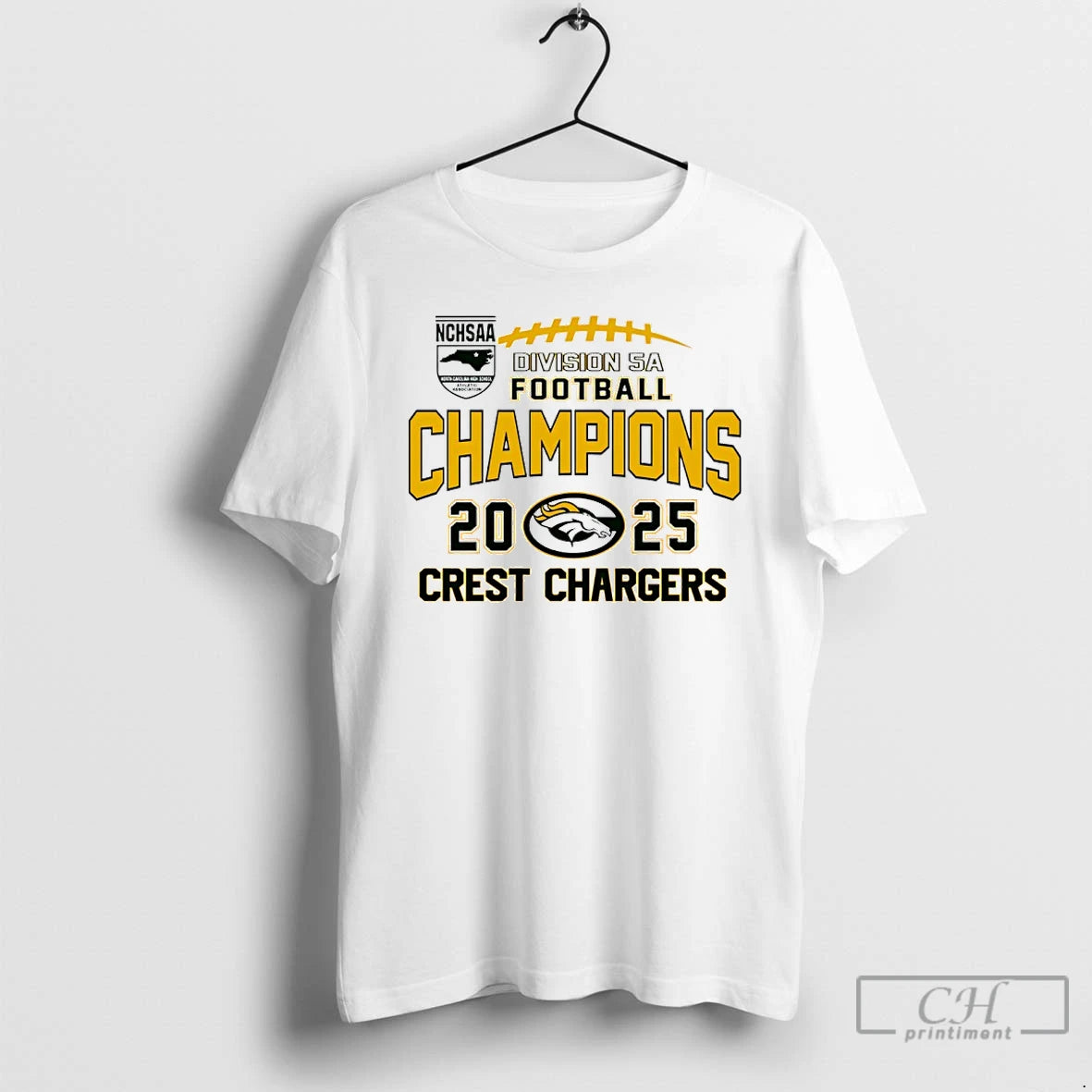 Classic Crest Chargers 2025 Nchsaa Division 5a Football Champions T-Shirts, Hoodie, Sweatshirt | InkRitualCo.com