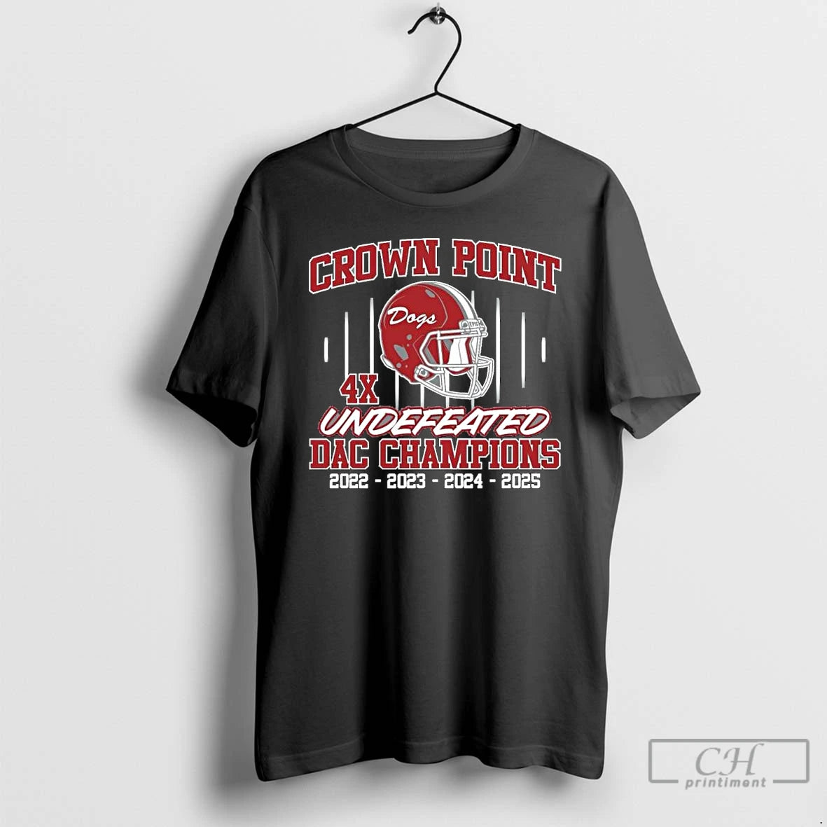 Classic Crown Point Bulldogs 4x Undefeated Dac Champions T Shirts Hoodie, Sweatshirt | InkRitualCo.com